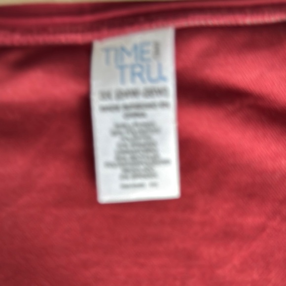 Time and tru Burgundy High-Waisted Bikini Bottoms size 3x NWT🍀 - Picture 4 of 6